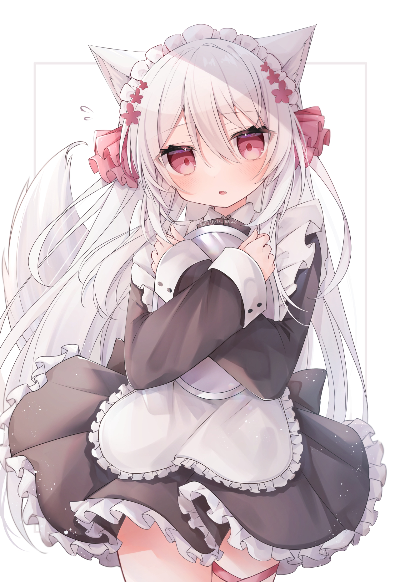 tsuyuha animal ears kitsune maid tail waitress 1082584 yande.re